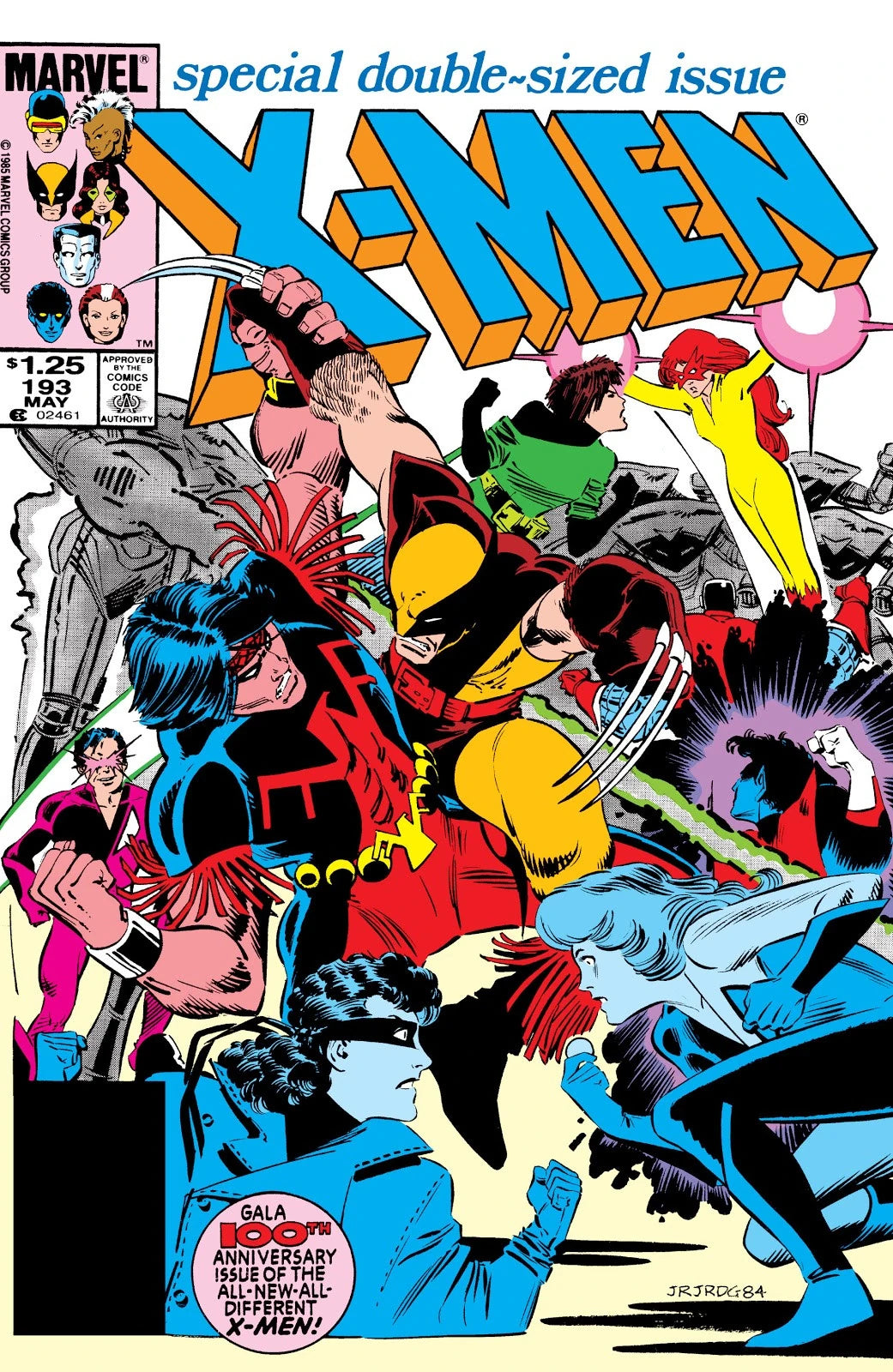 Uncanny X-Men #193 Newsstand Edition cover