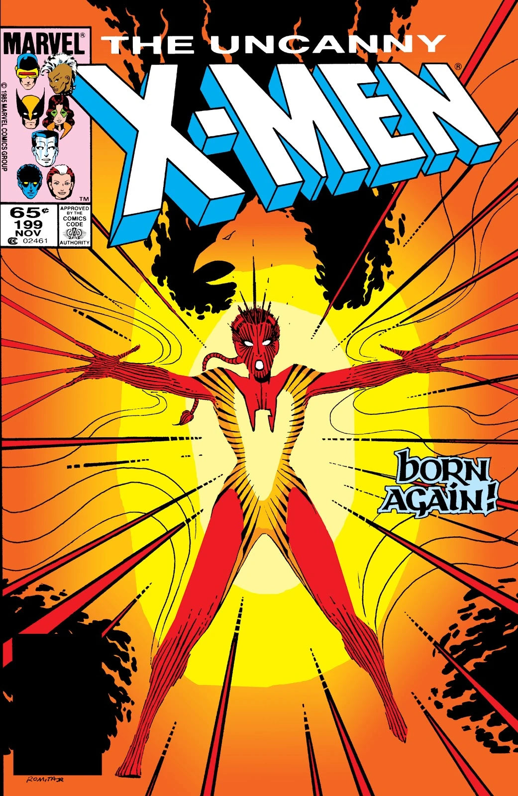 Uncanny X-Men #199 Direct Edition cover