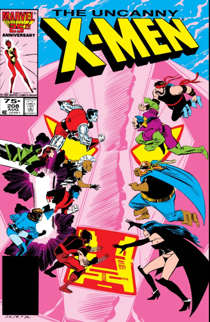 Uncanny X-Men #208 Newsstand Edition cover