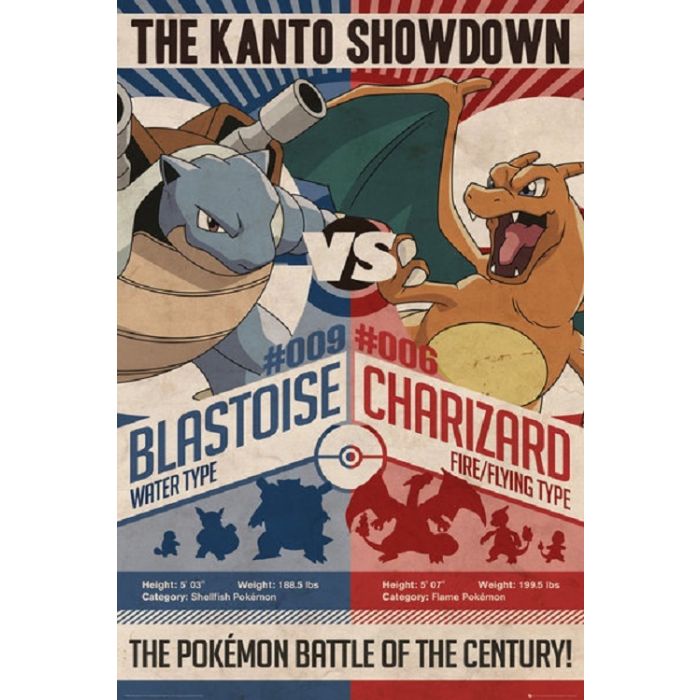 Pokemon Red Vs Blue Poster