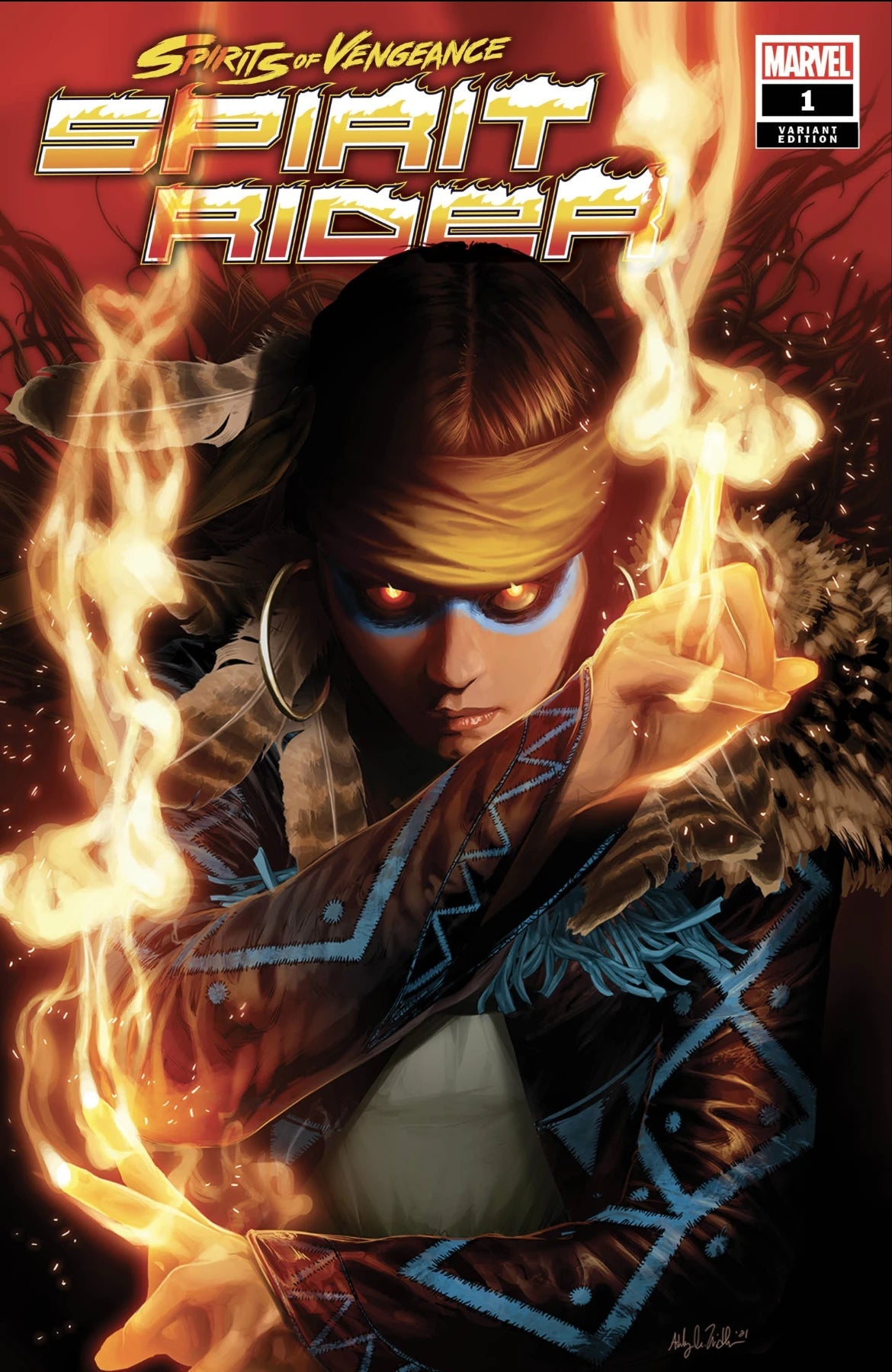 Spirits of Vengeance: Spirit Rider #1 D cover